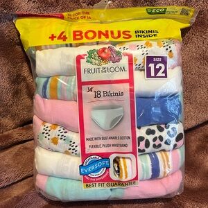 Fruit of the Loom Kids' Vibrant Bikini Set
